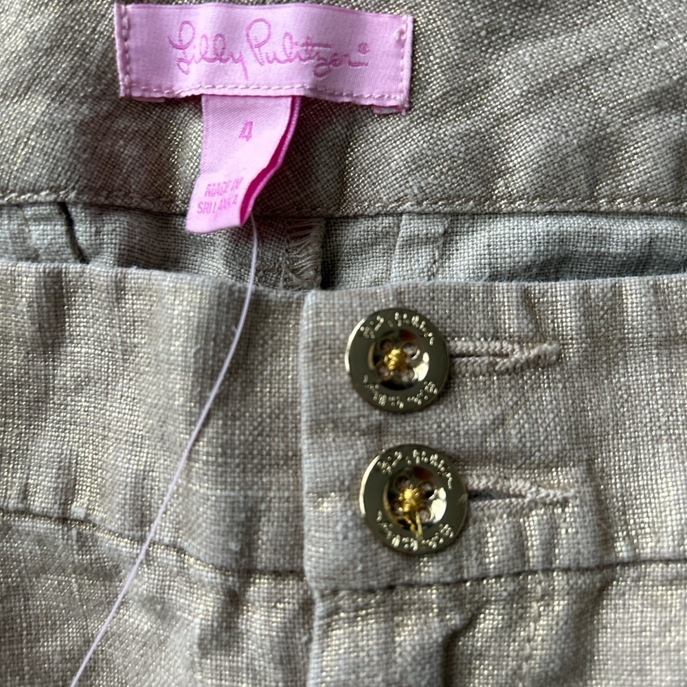 Lilly Pulitzer SEA ISLAND PANT Style #: 20244 GOLDEN BRONZ